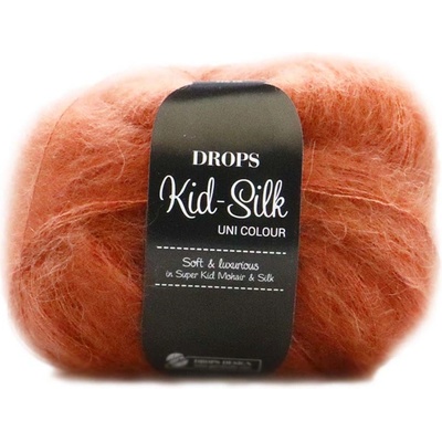 Drops Kid-Silk 33 rezavá