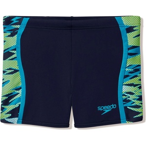 Speedo Мъжки бански слипове Speedo Hyperboom Splice Aquashort Swim brief - Anthracite / Hyper Teal - размер 8 (DE) (050-2578-0117)