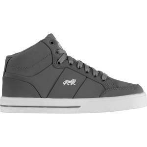 Lonsdale Юношески маратонки Lonsdale Canons Junior Trainers - Grey/White