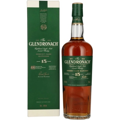 Glendronach Revival Non Chill Filtered Single Malt Scotch Whisky 15y 46% 0,7 l (tuba)