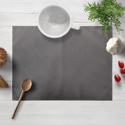 Biante Zamatové prestieranie Velvet Prémium SVP-017 Tmavo sivé 30x40 cm