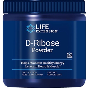 Life Extension Д-Рибоза (D-Ribose), 5000 mg х 150 g прах (00972 LE)