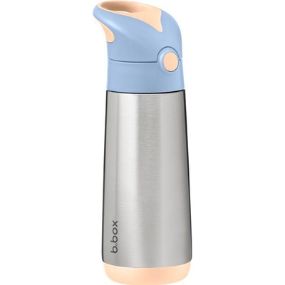 b.box Termoska na pitie so slamkou broskyňová 500 ml