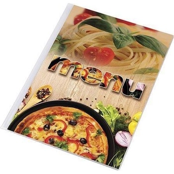 PANTA PLAST Desky na jídelní lístek Pizza, motiv pizza-těstoviny, A4, PANTA PLAST 26304