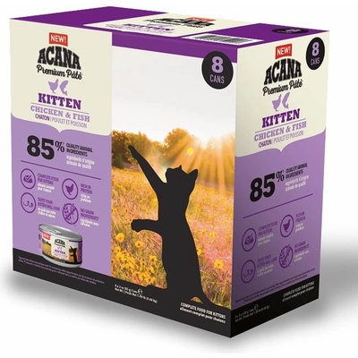 Acana Cat Pate Kitten Chicken and Fish 8 x85 g