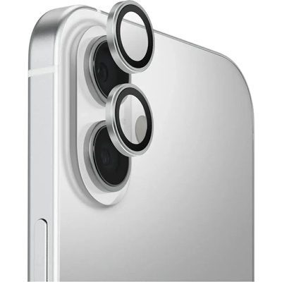 Uniq Optix алуминиев протектор за обектив за камера за iPhone 17 с апликатор - сребрист