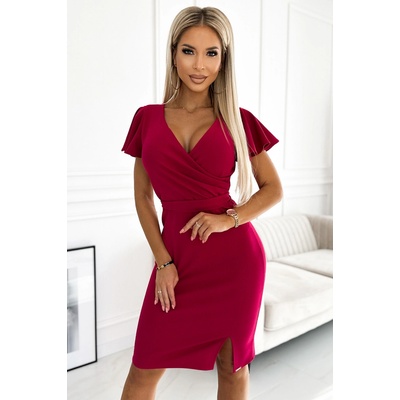 Numoco Nina dámské šaty 479-4 fuchsiová