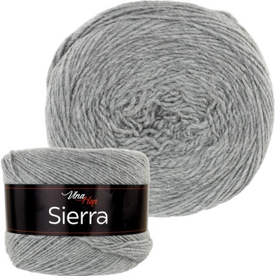 Vlna-hep Příze Sierra - vlna + akryl Sierra: 6232 Šedá