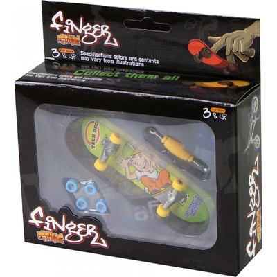 Teddies Skateboard prstový plast 10cm s doplňky asst – Zbozi.Blesk.cz