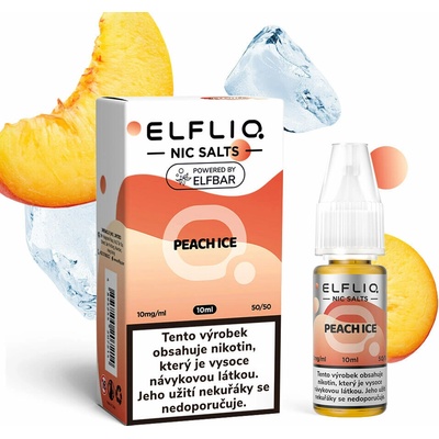 Elf Bar Elfliq Salt Peach Ice 10 ml 10 mg