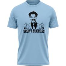 MemeMerch tričko Great Success sky blue