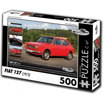 Retro-Auta č. 67 Fiat 127 1973 500 dílků