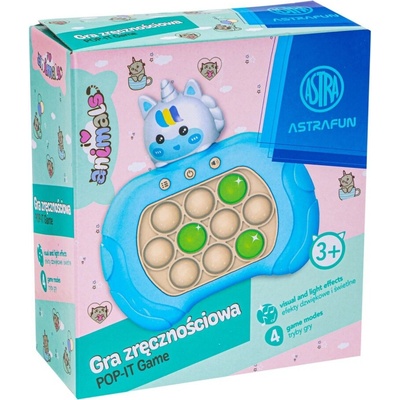 Sensory toy POP-IT AstraFUN Unicorn 1 pc box no batteries