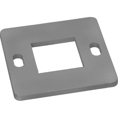 Kotviaca platňa 90 x 90 x 4 mm, brúsená nerez AISI 304