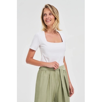 Moodo Бяла дамска тениска Moodo Moodo | Byal | ЖЕНИ | XS