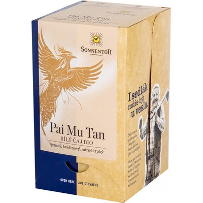 Sonnentor Noblesní Pai Mu Tan Čaj bílý Bio 18 x 1 g