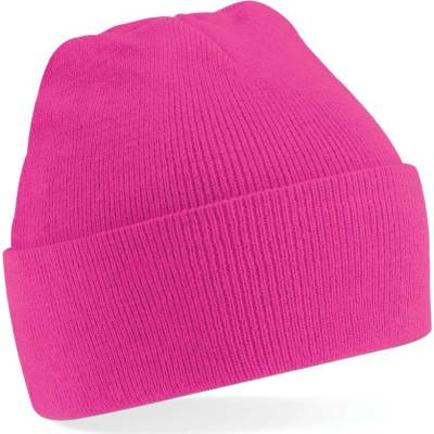Beechfield dětská zimní čepice B45b Fuchsia