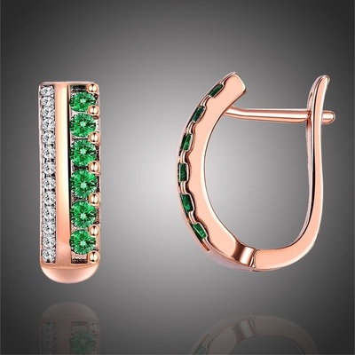 Éternelle Swarovski Elements Eda Green E-KZCE309-A zelená