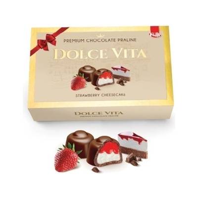 Nelly Chocolates Bonboniéra Strawberry cheesecake 150g