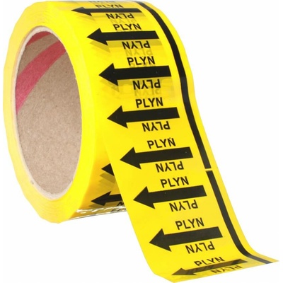 Páska na značení potrubí Tramark - plyn, 3470 šipek Páska na značení potrubí - plyn (50 mm x 66m tl.0.05 mm) kód: 24705