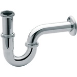 FERRO СИФОН ТРЪБЕН БЕЗ ВИТЛО ferro s281 ф32х1 1/4 ХРОМ (s281)