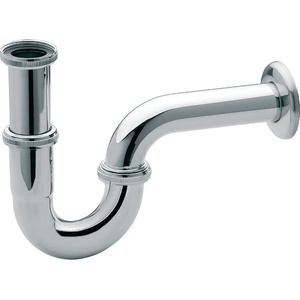 FERRO СИФОН ТРЪБЕН БЕЗ ВИТЛО ferro s281 ф32х1 1/4 ХРОМ (s281)
