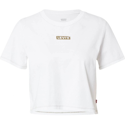 Levi's Тениска 'GR Cropped Jordie Tee' бяло, размер XS