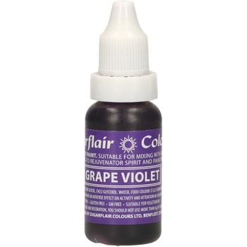 Sugarflair Colours Tekutá farba Grape Violet Hroznová Fialová 14 ml