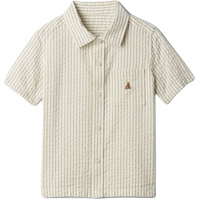 GAP dětská košile BABY béžová hnědá