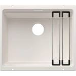 BLANCO Etagon 500 - Мивка от Silgranit, 53x46 см, с аксесоари, бяла 527759 (527759) Мивка за вграждане