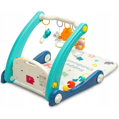Toyz HRACÍ CHODÍTKO S HUDEBNÍ PODLOŽKOU 2v1 Blue