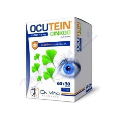 Ocutein Ginkgo Lutein 15 mg 60 + 30 kapsúl