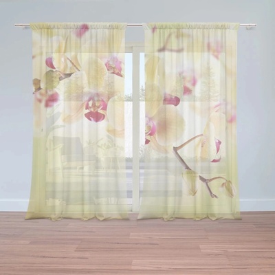 Sablio Záclony Orchidea 2: 2ks 150x250cm