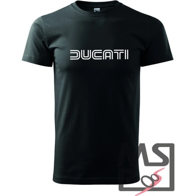 Pánske tričko s motívom Ducati čierne