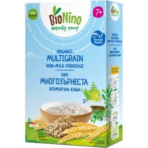 BioNino Био безмлечна многозърнеста каша BioNino - 200 g (F06060005A0001) - ozone