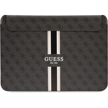 Guess PU 4G Printed Stripes Computer Sleeve 16" Black GUCS16P4RPSK