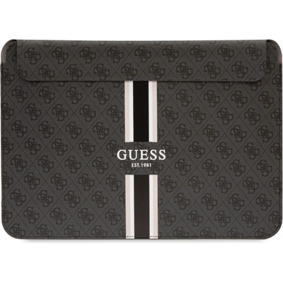 Guess PU 4G Printed Stripes Computer Sleeve 16" Black GUCS16P4RPSK