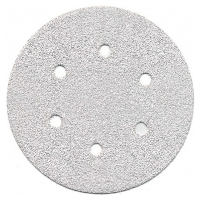 MAKITA P-37699 Brúsny papier K-150 / D-150mm (6 otvorov, na lak / farbu, kov, drevo ) (v balení: 10ks) - MAKITA P-37699