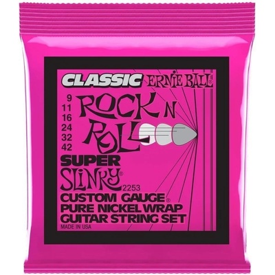 Ernie Ball 2253 Classic Super Slinky Струни за електрическа китара (P02253)