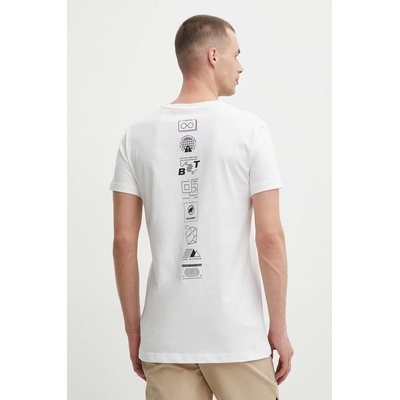 MAMMUT Тениска Mammut Massone в бяло с принт (1017.05202)