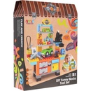 JDLT Stavební kostky Autodílna 92 ks