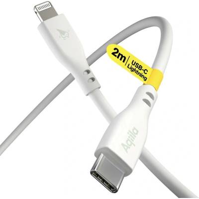 Aqiila AQCBPBIC4SI843 USB-C USB 2.0 Apple Lightning konektor 2m bílý