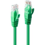 Lindy Пач кабел LINDY 48046, U/UTP, Cat. 6, 0.5m, зелен (48046)