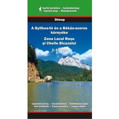 DIMAP Lacul Rosu/Červené jezero a okolí 1:15 000 turistická mapa