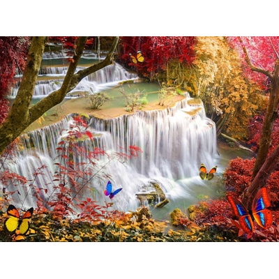 Grafika Deep Forest Waterfall 2000 dielov