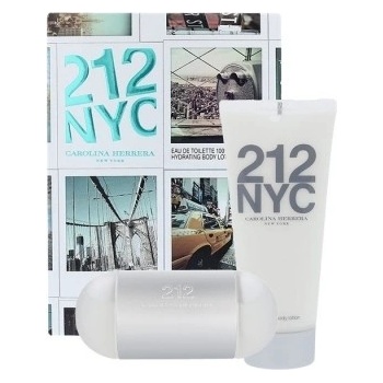 Carolina Herrera 212 NYC EDT 100 ml + telové mlieko 100 ml darčeková sada