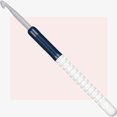 Addi kovový háčik s plastovou rúčkou Hrúbka v mm: 6 mm