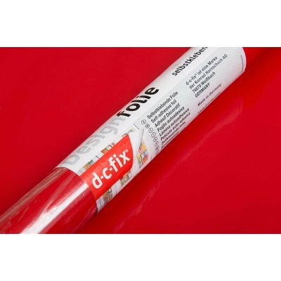 d-c-fix KT1610-643 Samolepiace fólie samolepiaca tapeta lesklá červená, veľkosť 45 cm x 2 m