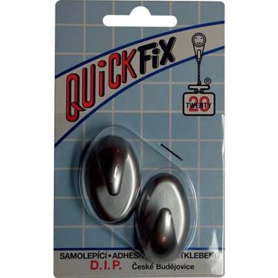 QuickFix Háček QFMETAL 1/stříbro mat blistr, 2ks