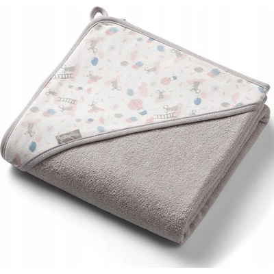 Babyono Kryt s kapucňou 100 x 100 cm sivý